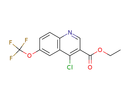 4-Chloro-6-(trifluoromethoxy)quinoline-3-carboxylic acid ethyl ester