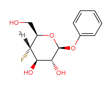 phenyl 4-deoxy-4-fluoro-4-{2H}-β-D-glucopyranoside