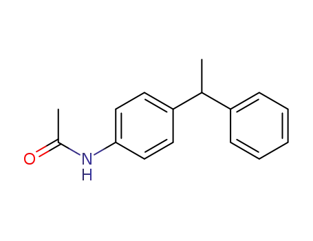 Molecular Structure of 7476-72-4 (N-[4-(1-phenylethyl)phenyl]acetamide)