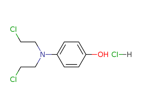 Phenol,4-[bis(2-chloroethyl)amino]-, hydrochloride (1:1) cas  1457-06-3