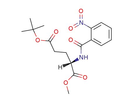 Molecular Structure of 112113-83-4 (α-methyl γ-tert-butyl N-(o-nitrobenzoyl)-L-glutamate)