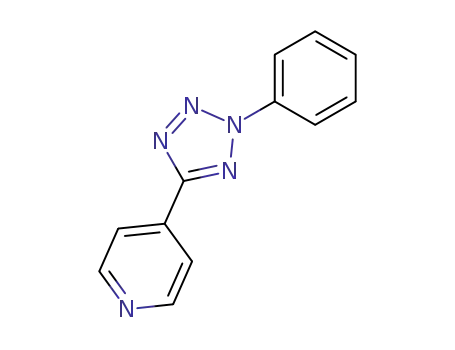 Molecular Structure of 65452-72-4 (Pyridine, 4-(2-phenyl-2H-tetrazol-5-yl)-)