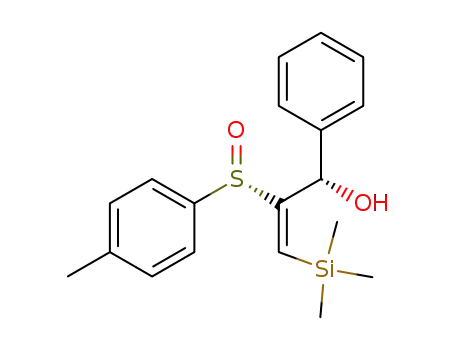 (S<sub>S</sub>,S)-(E)-1-phenyl-2-(p-tolylsulfinyl)-3-(trimethylsilyl)-2-propen-1-ol