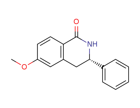 (-)-(S)-6-methoxy-3-phenyl-3,4-dihydroisoquinolin-1(2H)-one