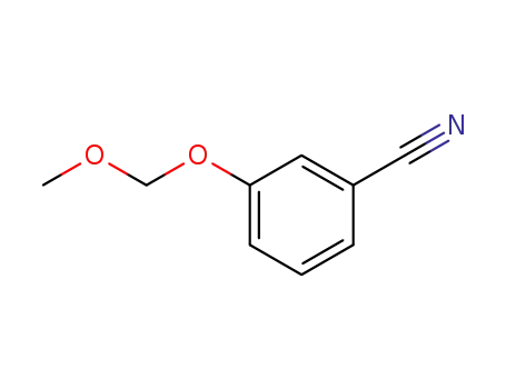 Molecular Structure of 81245-45-6 (3-MethoxyMethoxy-benzonitrile)