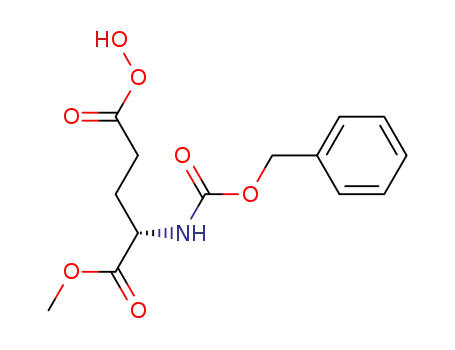 Pentaneperoxoic acid,
5-methoxy-5-oxo-4-[[(phenylmethoxy)carbonyl]amino]-, (4S)-