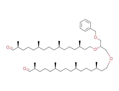 (2S,6S,10R,14R)-16-[(S)-2-Benzyloxy-1-((3R,7R,11S,15S)-3,7,11,15-tetramethyl-16-oxo-hexadecyloxymethyl)-ethoxy]-2,6,10,14-tetramethyl-hexadecanal