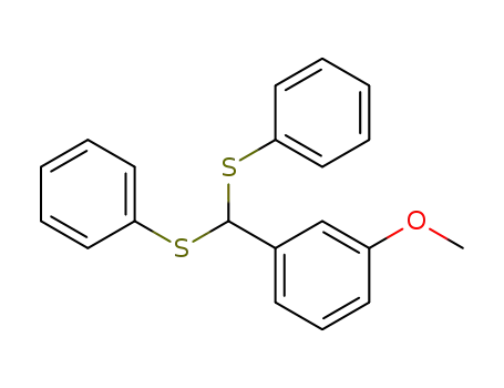 Benzene, 1-[bis(phenylthio)methyl]-3-methoxy-
