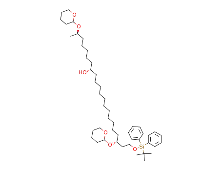 (2R,8S,20R)-22-(tert-Butyl-diphenyl-silanyloxy)-2,20-bis-(tetrahydro-pyran-2-yloxy)-docosan-8-ol