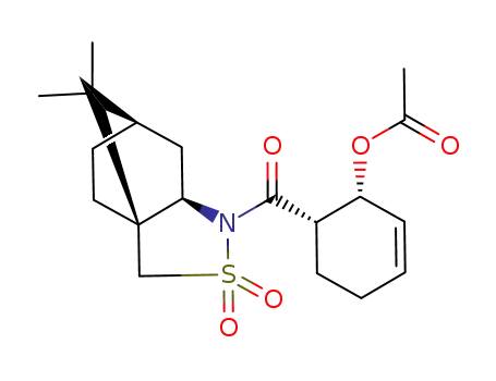acetic acid (6S)-(10,10-dimethyl-3,3-dioxo-3λ<sup>6</sup>-thia-4-aza-tricyclo[5.2.1.0<sup>1,5</sup>]decane-4-carbonyl)-(1R)-cyclohex-2-enyl ester