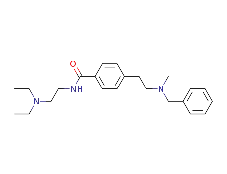 N-(2-diethylaminoethyl)-4-(N'-methyl-N'-benzyl-2-aminoethyl)benzamide