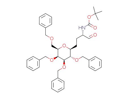 5,9-anhydro-6,7,8,10-tetra-O-benzyl-2,3,4-trideoxy-2-(tert-butoxycarbonylamino)-D-threo-L-galacto-decitose