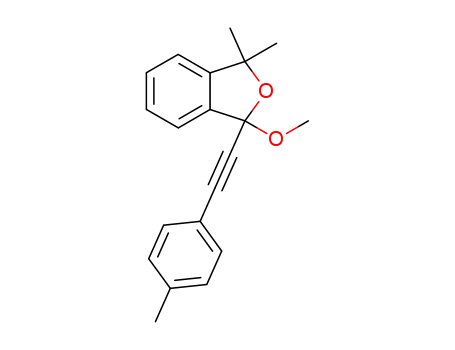 1-methoxy-3,3-dimethyl-1-<i>p</i>-tolylethynyl-1,3-dihydro-isobenzofuran