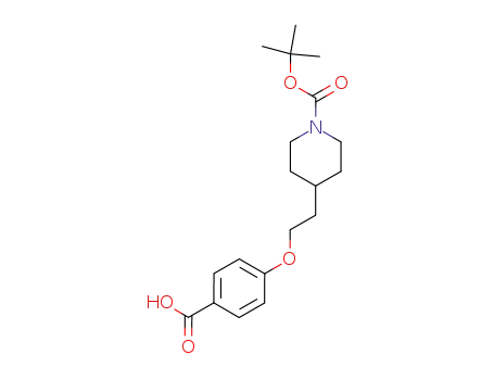 4-[2-(N-BOC-amino)piperidin-4-yloxy]benzoic acid