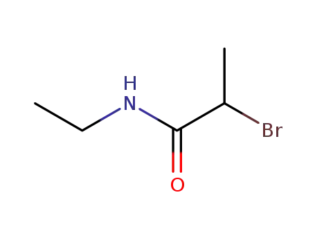 Molecular Structure of 5349-31-5 (2-bromo-N-ethylpropanamide)