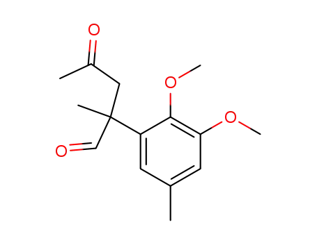 2-(2,3-dimethoxy-5-methyl-phenyl)-2-methyl-4-oxo-pentanal