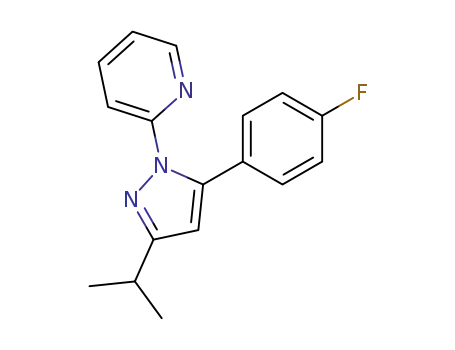 2-[5-(4-Fluorophenyl)-3-(propan-2-yl)-1H-pyrazol-1-yl]pyridine
