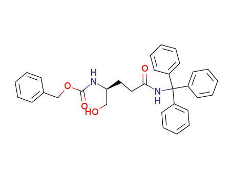 Molecular Structure of 199006-31-0 (Z-Gln[Trt]-Ol)