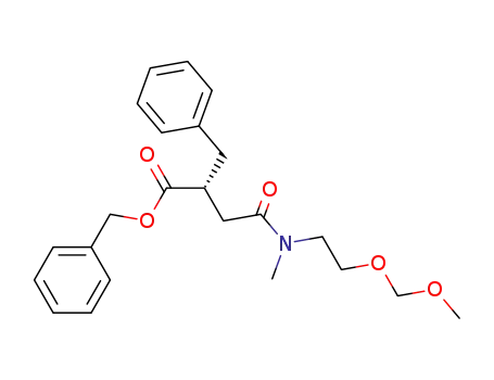 benzyl (2R)-2-benzyl-3-<<<2-(methoxymethoxy)ethyl>methylamino>carbonyl>propionate
