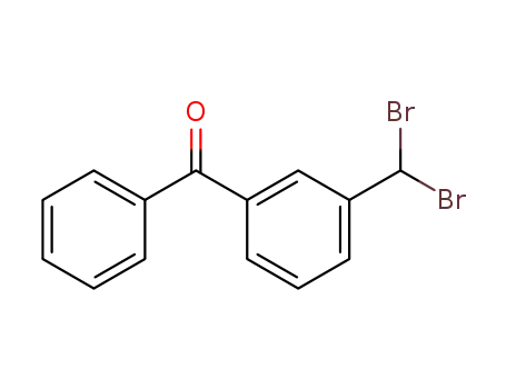 Molecular Structure of 72235-46-2 (3-(Dibromomethyl)benzophenone)