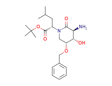 (3S,4S,5R)-3-amino-5-benzyloxy-N-[(1S)-1-(tert-butoxycarbonyl)-3-methylbutyl]-4-hydroxypiperidin-2-one
