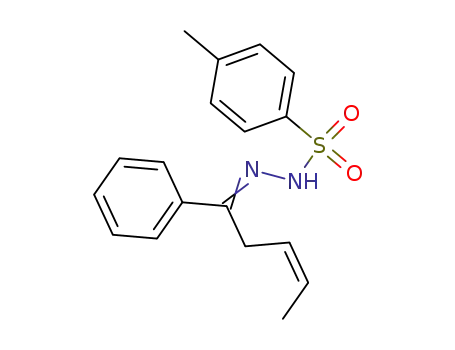 cis-1-phenyl-3-penten-1-one N-tosylhydrazone