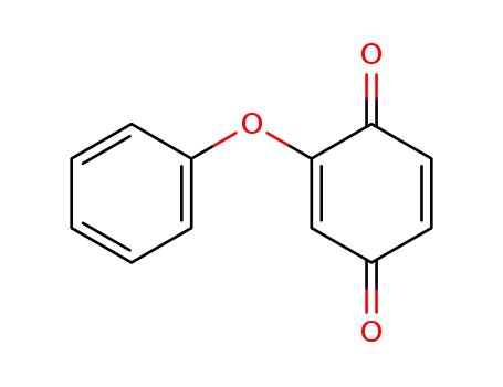 Molecular Structure of 3490-49-1 (2-phenoxycyclohexa-2,5-diene-1,4-dione)