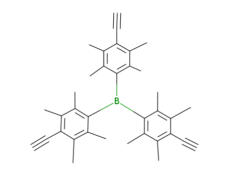 Borane, tris(4-ethynyl-2,3,5,6-tetramethylphenyl)-