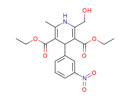 diethyl 2-(hydroxymethyl)-6-methyl-4-(3-nitrophenyl)-1,4-dihydropyridine-3,5-dicarboxylate
