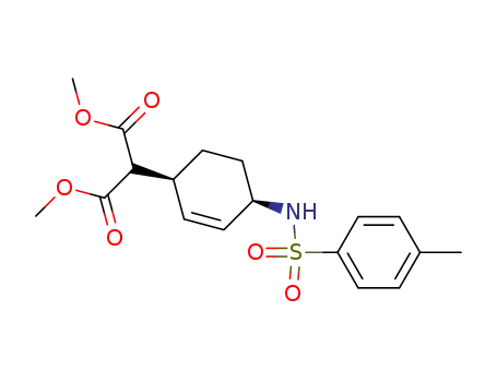 2-[(1S,4R)-4-(Toluene-4-sulfonylamino)-cyclohex-2-enyl]-malonic acid dimethyl ester