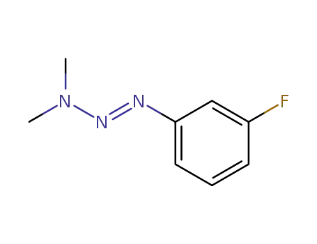 Molecular Structure of 52010-52-3 (1-Triazene, 1-(3-fluorophenyl)-3,3-dimethyl-)