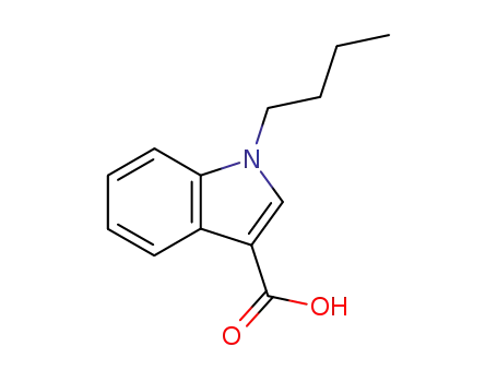 Molecular Structure of 154287-01-1 (1-BUTYLINDOLE-3-CARBOXYLIC ACID)