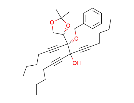 (R)-8-Benzyloxy-8-((S)-2,2-dimethyl-[1,3]dioxolan-4-yl)-7-hex-1-ynyl-tetradeca-5,9-diyn-7-ol