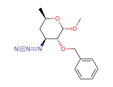 (2S,3R,4S,6R)-4-Azido-3-benzyloxy-2-methoxy-6-methyl-tetrahydro-pyran