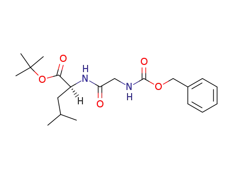 Molecular Structure of 35010-98-1 ((S)-tert-butyl 2-(2-(((benzyloxy)carbonyl)amino)acetamido)-4-methylpentanoate)