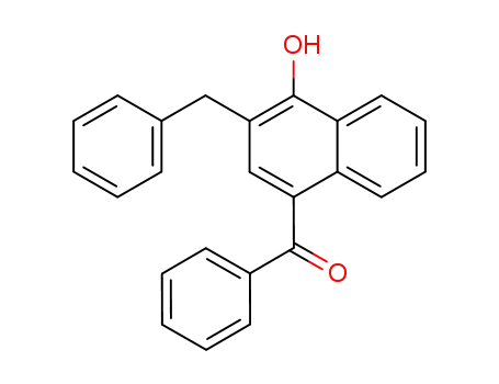Methanone, [4-hydroxy-3-(phenylmethyl)-1-naphthalenyl]phenyl-