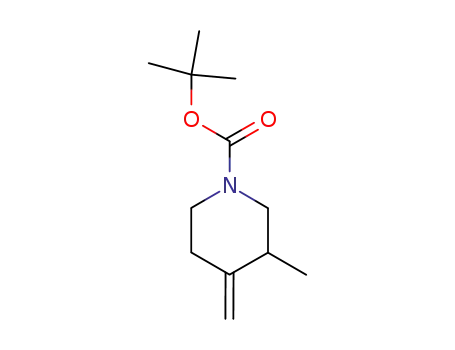Molecular Structure of 336182-47-9 (tert-butyl 3-methyl-4-methylidenepiperidine-1-carboxylate)