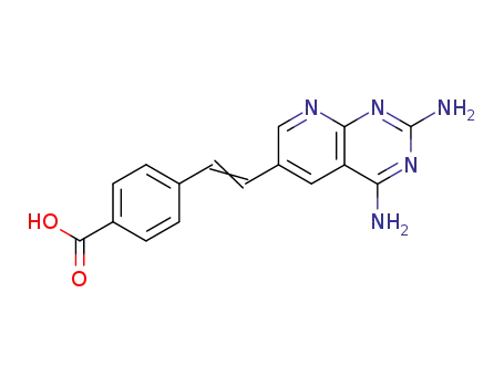 2,4-diamino-6-(4-carboxystyryl)-5-deazapteridine