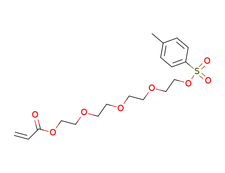 2-Propenoic acid,
2-[2-[2-[2-[[(4-methylphenyl)sulfonyl]oxy]ethoxy]ethoxy]ethoxy]ethyl ester