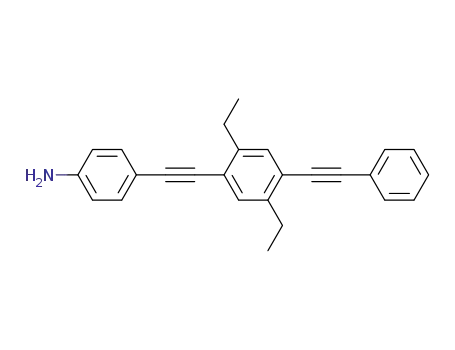 4-(2,5-diethyl-4-phenylethynylphenylethynyl)aniline