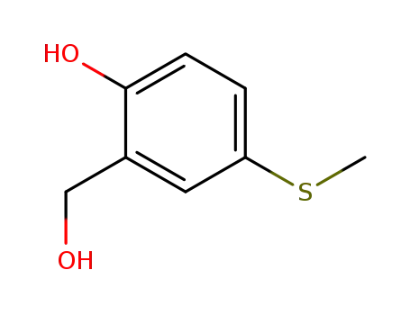 Benzenemethanol, 2-hydroxy-5-(methylthio)-