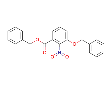 Molecular Structure of 94863-06-6 (benzyl 3-benzyloxy-2-nitrobenzoate)
