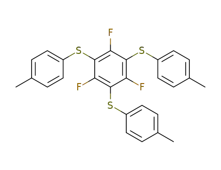 1,3,5-trifluoro-2,4,6-tris(p-tolylthio)benzene