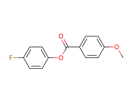 Benzoic acid, 4-methoxy-, 4-fluorophenyl ester
