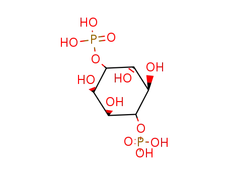 Molecular Structure of 47055-78-7 ((2,3,5,6-tetrahydroxy-4-phosphonooxy-cyclohexoxy)phosphonic acid)