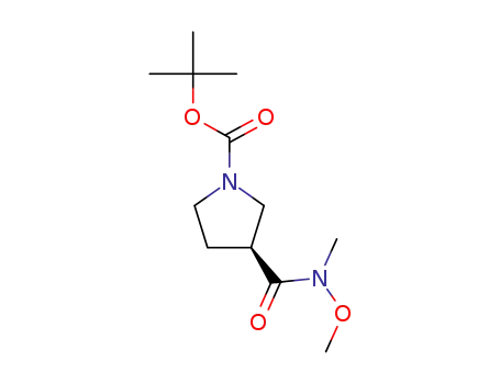 tert-butyl (3S)-3-(methoxy(methyl)carbamoyl)pyrrolidine-1-carboxylate