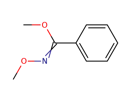 Molecular Structure of 52898-48-3 (<i>N</i>-methoxy-benzimidic acid methyl ester)