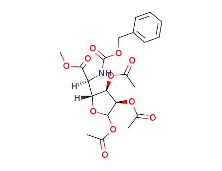 1,2,3-Tri-O-acetyl-4-[(S)-Benzyloxycarbonylamino(methoxycarbonyl)methyl]-D-erythrofuranose