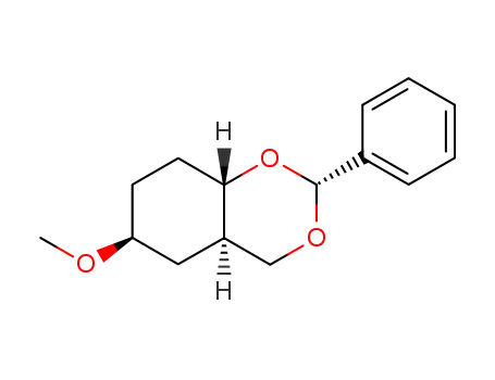 DL-(1,5/4)-4,7-O-benzylidene-1-O-methyl-5-C-hydroxymethyl-1,4-cyclohexanediol