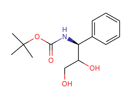 tert-butyl (1S)-2,3-dihydroxy-1-phenylpropylcarbamate
